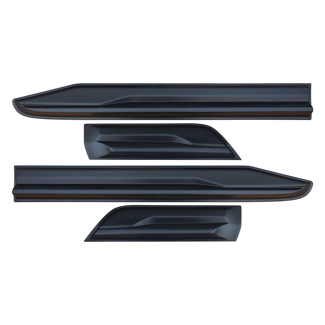 SIDE PROTECTOR MATTE BLACK (B-8020) (Set 4 pcs.)